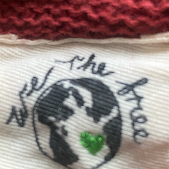 We the free recycled cotton oversized cropped sweater. - Picture 4 of 5